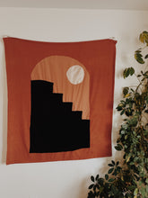 Load image into Gallery viewer, Upcycled Luna-lit Shadow Steps Wall Art
